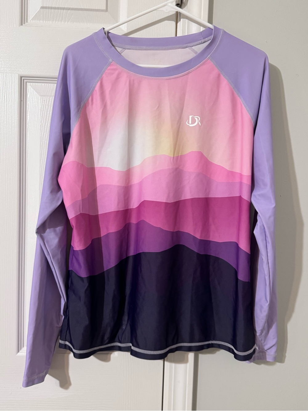 Deerose Purple Gradient Women’s Rash Guard SPF 50+